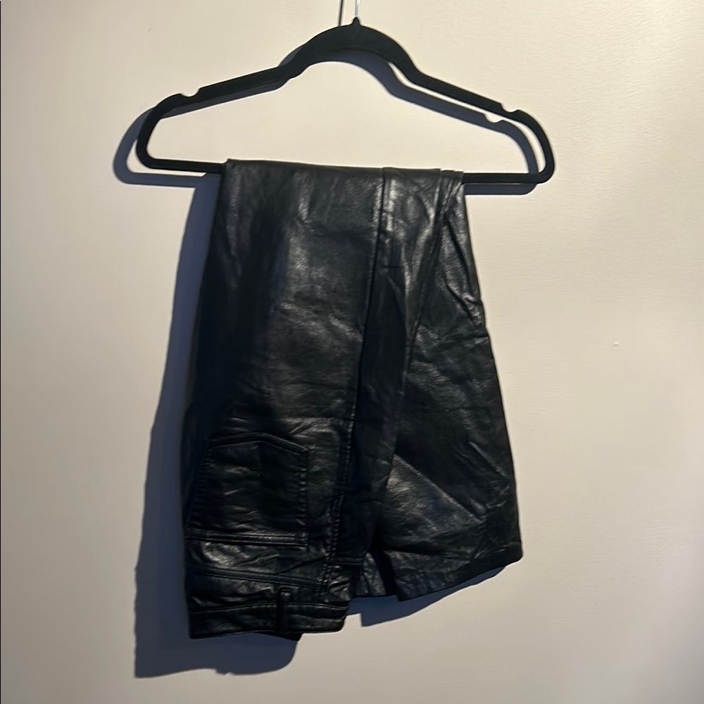 Black Leather Pants